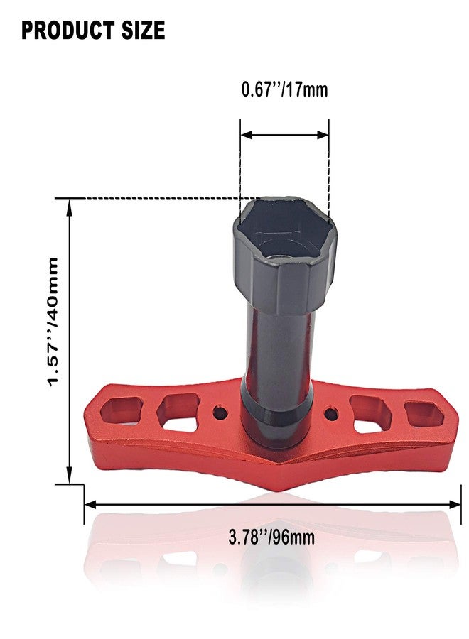 HOPLEX Aluminium Alloy Blue 17mm Hex Wheel Nut with Wheel hex Sleeve Wrench Tool for Traxxas X-Maxx/E-Revo/E-Maxx/Summit Monster Truck RC Vehicle Tires - Image 5
